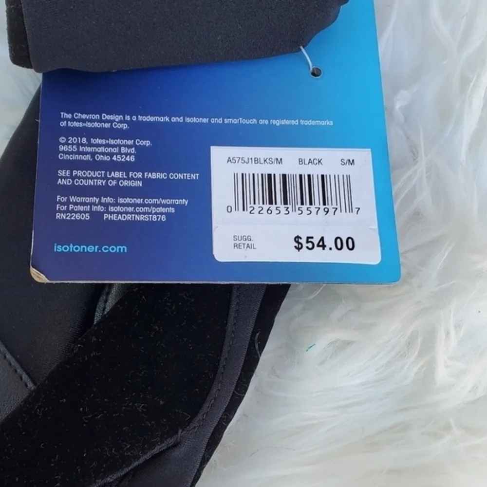 Isotoner Smart Touch Velvet Gloves S/‎ M